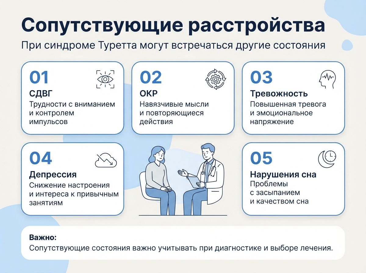 Лечение синдрома Туретта в Лангепасе инфографика