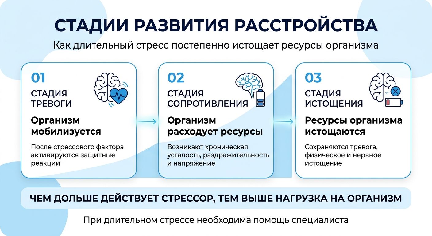 Лечение стресса в Лангепасе инфографика